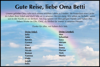 Anzeige von Betti  von MGO