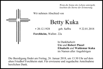 Anzeige von Betty Kuka von MGO