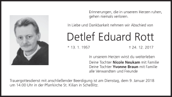 Anzeige von Detlef Eduard Rott von MGO