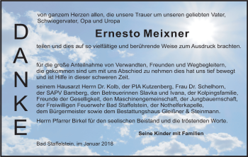 Anzeige von Ernesto Meixner von MGO