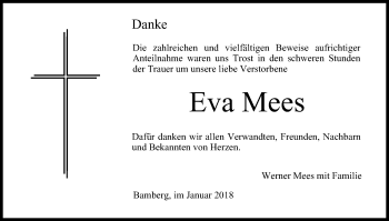 Anzeige von Eva Mees von MGO