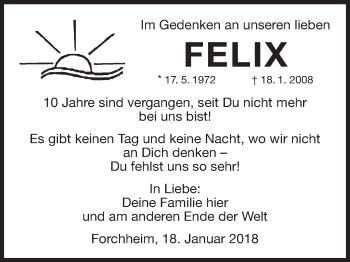 Anzeige von Felix Prechtel von MGO