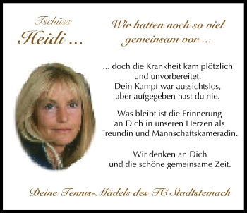 Anzeige von Heidi  von MGO