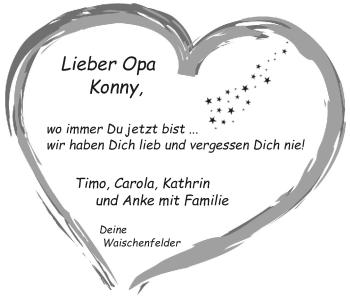 Anzeige von Konrad Konny Kaul von MGO