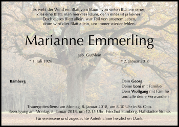 Anzeige von Marianne Emmerling von MGO