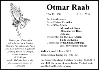 Anzeige von Otmar Raab von MGO