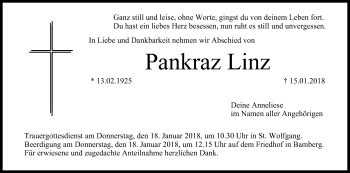 Anzeige von Pankraz Linz von MGO