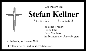 Anzeige von Stefan Kellner von MGO
