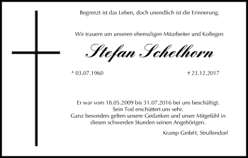 Anzeige von Stefan Schelhorn von MGO