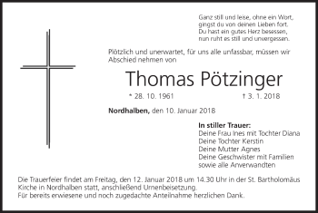 Anzeige von Thomas Pötzinger von MGO