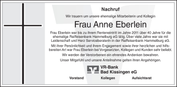 Anzeige von Anne Eberlein von MGO