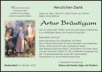 Anzeige von Artur Bräutigam von MGO