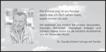 Anzeige von Die Erinnerung  von MGO