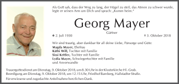 Anzeige von Georg Mayer von MGO