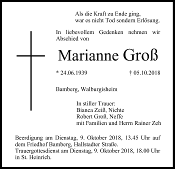Anzeige von Marianne Groß von MGO