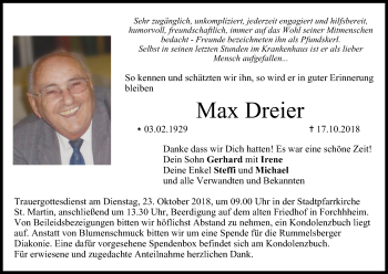 Anzeige von Max Dreier von MGO
