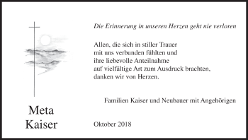 Anzeige von Meta Kaiser von MGO