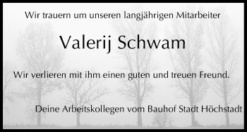Anzeige von Valerij Schwam von MGO