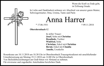 Anzeige von Anna Harrer von MGO