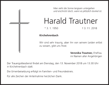 Anzeige von Harald Trautner von MGO