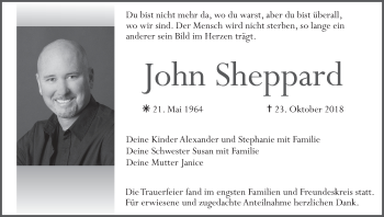 Anzeige von John Sheppard von MGO