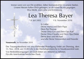 Anzeige von Lea Theresa Bayer von MGO