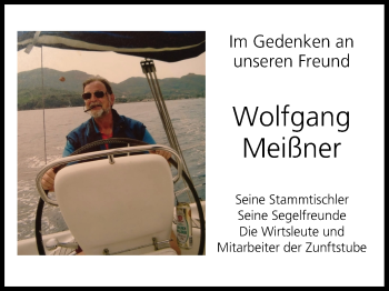 Anzeige von Wolfgang Meißner von MGO