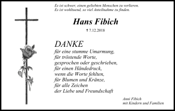 Anzeige von Hans Fibich von MGO