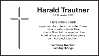 Anzeige von Harald Trautner von MGO