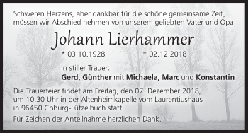 Anzeige von Johann Lierhammer von MGO