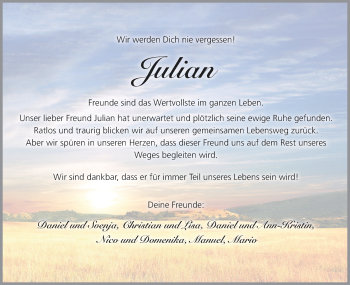 Anzeige von Julian  von MGO