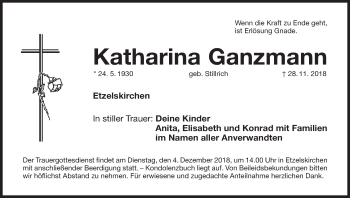 Anzeige von Katharina Ganzmann von MGO
