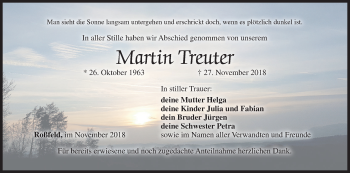 Anzeige von Martin Treuter von MGO