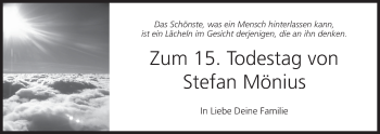 Anzeige von Stefan Mönius von MGO