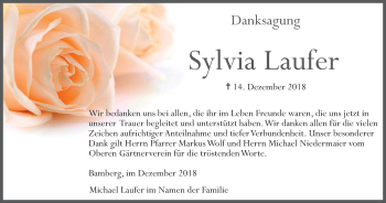 Anzeige von Sylvia Laufer von MGO