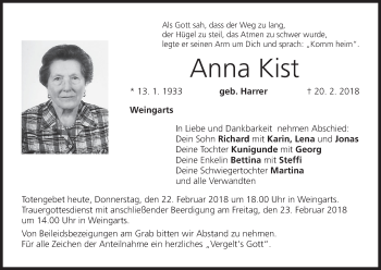 Anzeige von Anna Kist von MGO