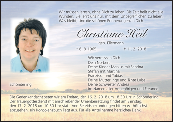 Anzeige von Christiane Heil von MGO