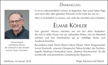Anzeige von Elmar Köhler von MGO