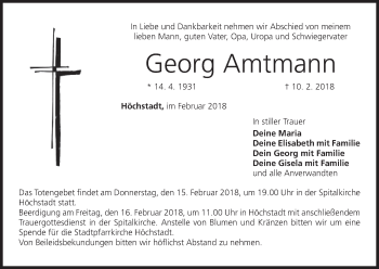 Anzeige von Georg Amtmann von MGO