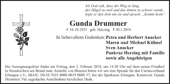Anzeige von Gunda Drummer von MGO
