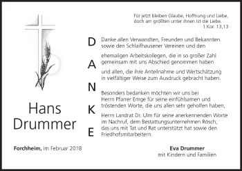 Anzeige von Hans Drummer von MGO