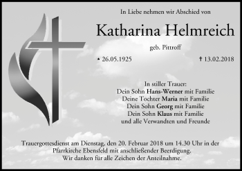 Anzeige von Katharina Helmreich von MGO