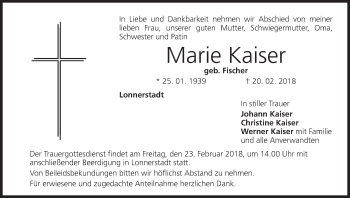 Anzeige von Marie Kaiser von MGO