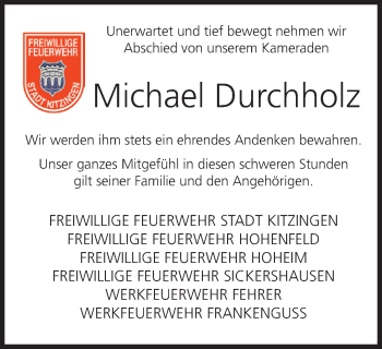 Anzeige von Michael Durchholz von MGO