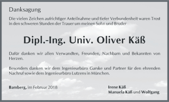 Anzeige von Oliver Käß von MGO