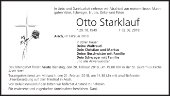 Anzeige von Otto Starklauf von MGO