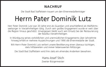 Anzeige von Dominik Lutz von MGO