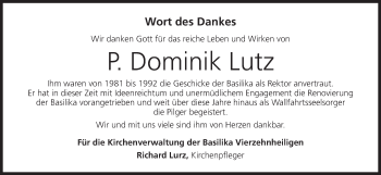 Anzeige von Dominik Lutz von MGO