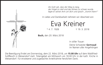 Anzeige von Eva Kreiner von MGO