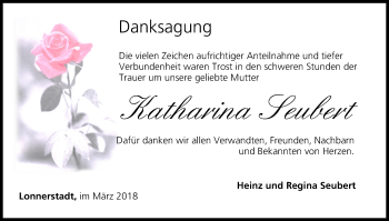 Anzeige von Katharina Seubert von MGO